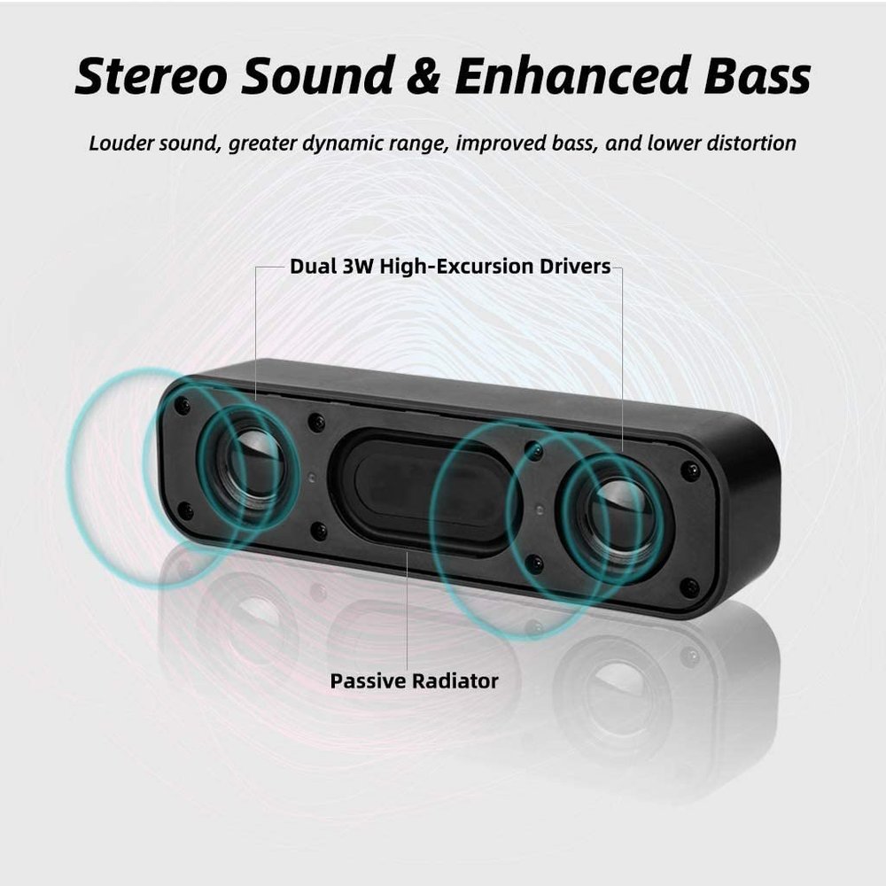 Speaker USB For Lenovo, Hp, Chomebook Laptop (USB 5V) Portatil - Picture 2 of 4